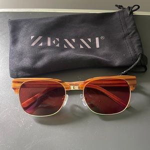 Zenni orange sunglasses orange frames orange lenses like new condition